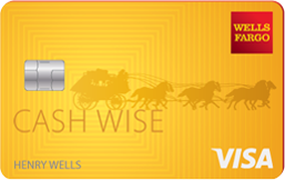 Select sub card types of cashWise card